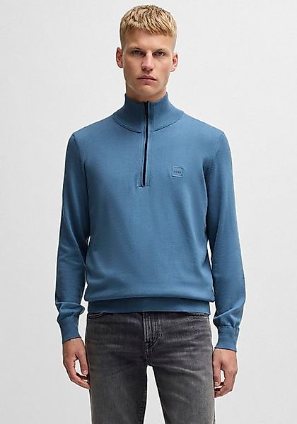 BOSS ORANGE Rollkragenpullover Kanobix_S mit Ton-in-Ton Logo günstig online kaufen