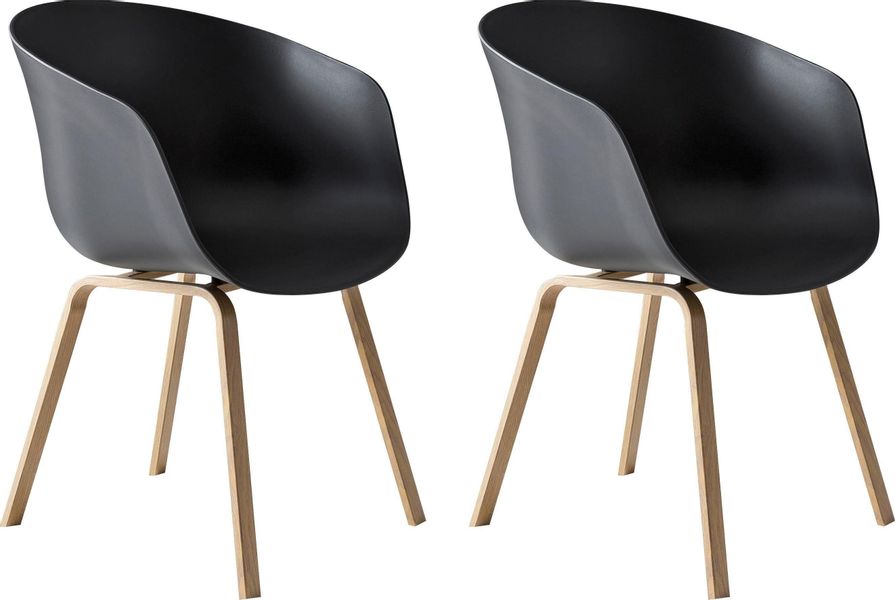 SalesFever Schalenstuhl "Lund Designer Esszimmerstuhl im 2er-Set" (Set) 2 S günstig online kaufen