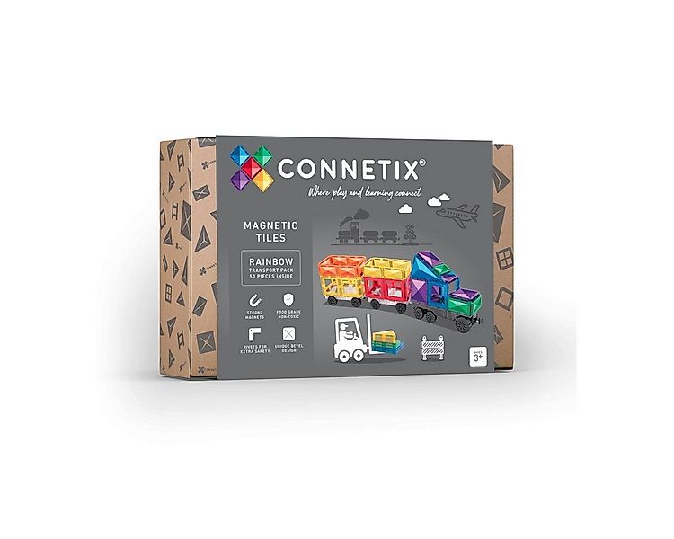 Connetix Rainbow Transport Pack verstärkte Magnete pädagogisches Lernspiel günstig online kaufen