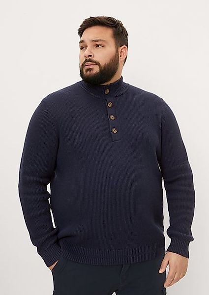 s.Oliver Strickpullover Pullover mit Stehkragen günstig online kaufen