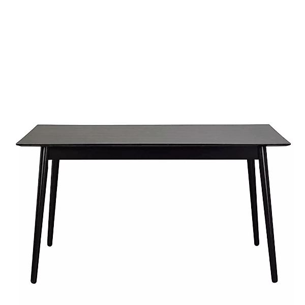 Schwarzer Tisch in modernem Design Küche und Esszimmer günstig online kaufen