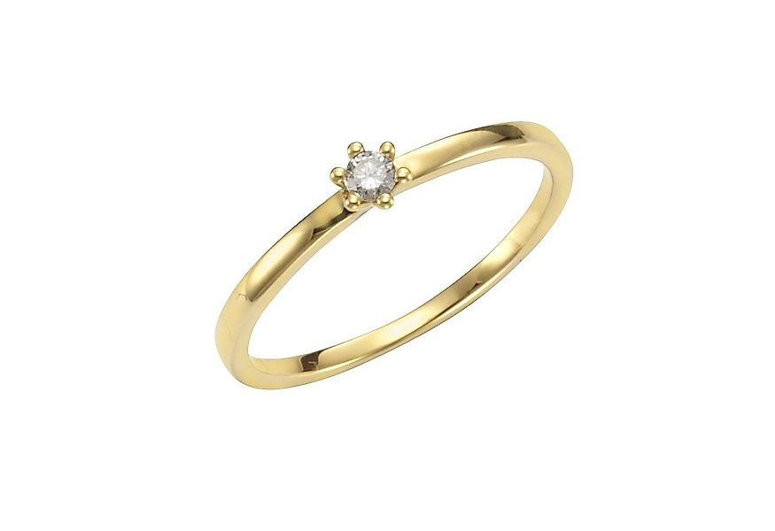 Orolino Fingerring Gold 750 mit Brillant 0,07ct. günstig online kaufen