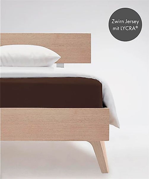 fleuresse Spannbettlaken Comfort, Jersey-Elasthan, Gummizug: rundum, (1 Stü günstig online kaufen