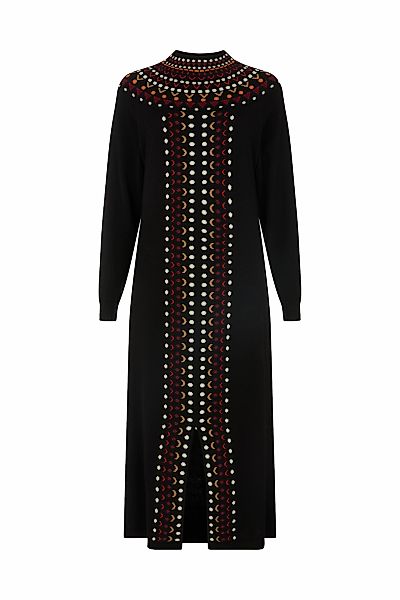 RAFFYA Midikleid "Jethro Geometric Printed Maxi Dress Damen" günstig online kaufen