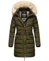 Navahoo Steppmantel "Paula" stylischer Winter Parka m. edlem Fellimitat günstig online kaufen