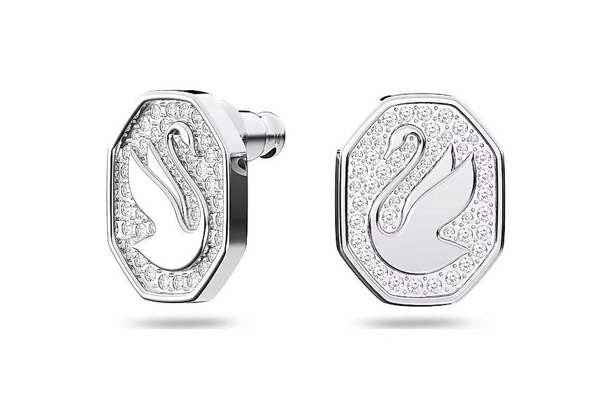 Swarovski Paar Ohrstecker Swan Ohrstecker Schwan, Weiß, Rhodiniert 5621097 günstig online kaufen