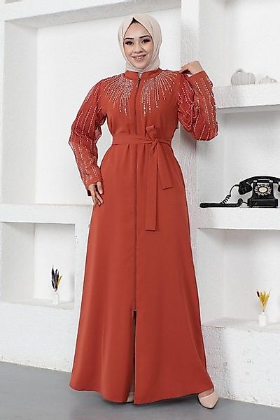 MODAMİHRAM Maxikleid Steinperlen verzierte Abaya günstig online kaufen