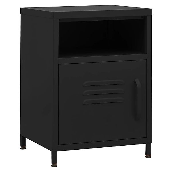 vidaXL Nachttisch Nachttisch Schwarz 35x35x51 cm günstig online kaufen