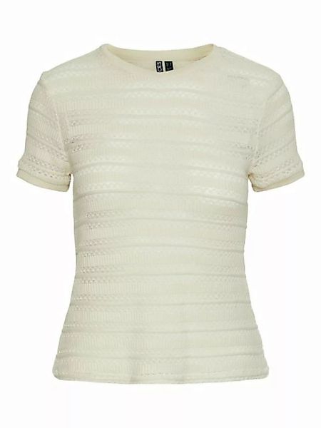 pieces Kurzarmshirt - halbtransparentes Shirt - kurzarm Top sexy - PCAGDA günstig online kaufen