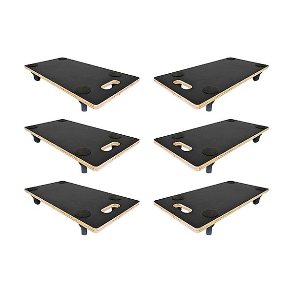 PROREGAL Mega Deal 6x Profi Transportroller mit 4 Rollen HxBxT 11,5 x 30 x günstig online kaufen