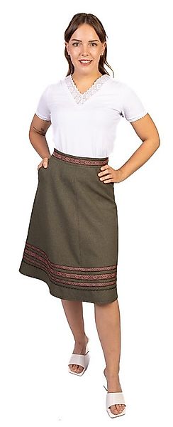 Trachtl Trachtenrock Trachtl - Anna-Marie Trachtenrock 42 Khaki günstig online kaufen