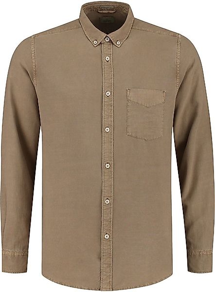 Dstrezzed Hemd Tencel Braun - Größe XL günstig online kaufen