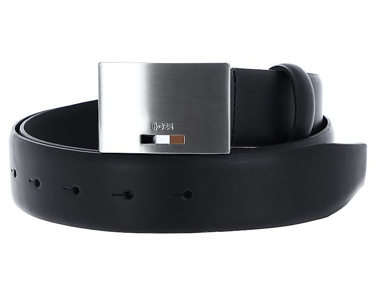 BOSS Ledergürtel En Sz35 Leather Belt aus echtem Rindsleder günstig online kaufen