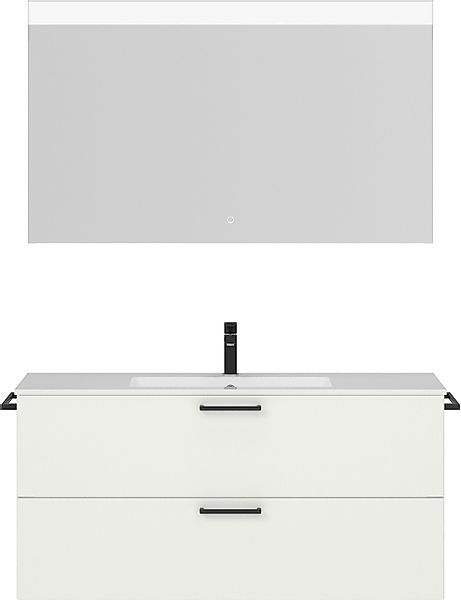nobilia Badmöbel-Set "Tolvina" vormontiert, mit Soft-Close, 2 Stk. tlg. günstig online kaufen