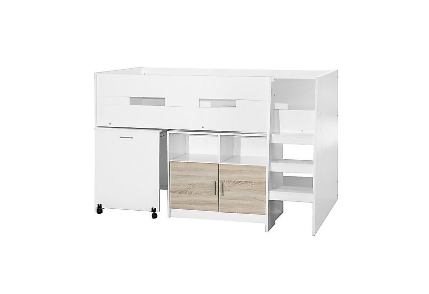 HTI-Living Hochbett Hochbett Luisa weiß (Stück, 1-St., 1x Hochbett) mit aus günstig online kaufen