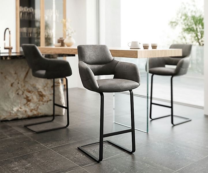 DELIFE Barhocker Yago-Flex, Freischwinger flach Metall günstig online kaufen