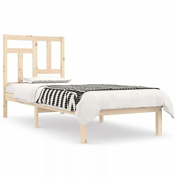 vidaXL Massivholzbett Kiefer 90x190 cm 3FT Single1179390 günstig online kaufen