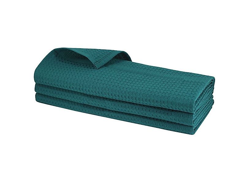 Engelland Geschirrtuch Poliertuch, (Vorteils-Set, 3-tlg., Waffel-Pique), 10 günstig online kaufen