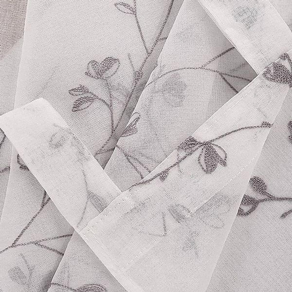 Woltu Gardine, (2 St), halbtransparent, Blumen günstig online kaufen