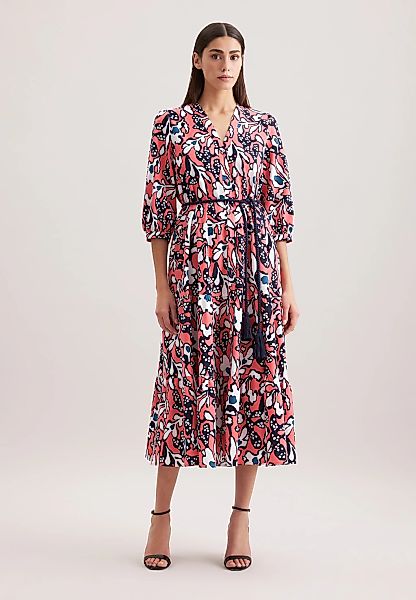 seidensticker Sommerkleid "Schwarze Rose", 7/8-Arm V-Neck Druck günstig online kaufen
