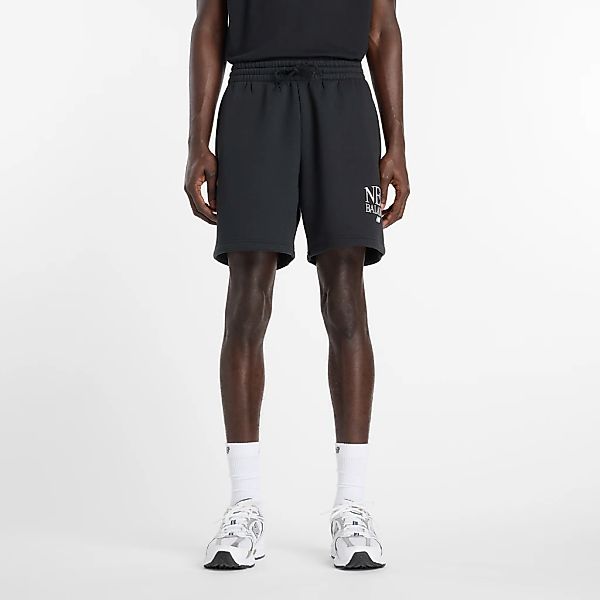 New Balance Sweatshorts aus weicher Fleece-Qualität, mit Kordelverschluss, günstig online kaufen