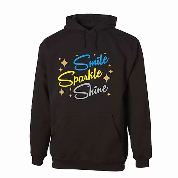 G-graphics Hoodie Smile Sparkle Shine Unisex, mit Frontprint, mit Spruch / günstig online kaufen