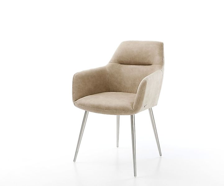 Esszimmerstuhl Pejo-Flex Mikrofaser Anthrazit Vintage 4-Fuß konisch Edelsta günstig online kaufen