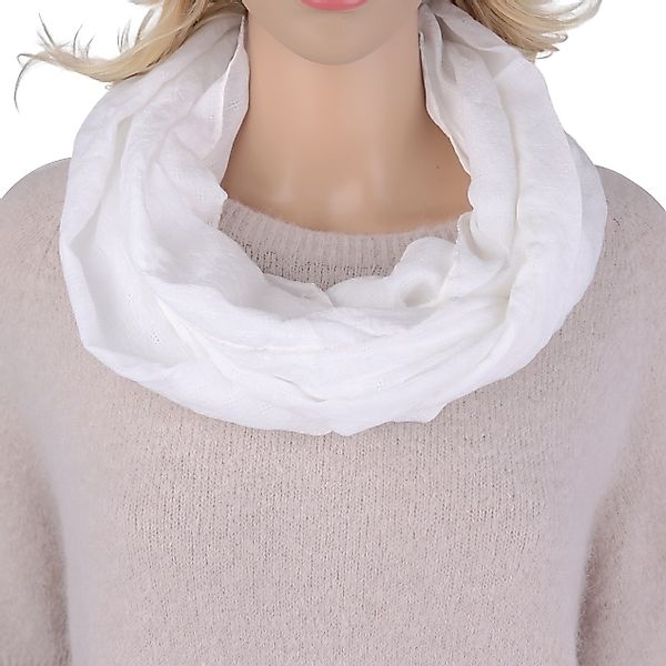 MIRROSI Loop Damen Schal Unifarbe mit günstig online kaufen