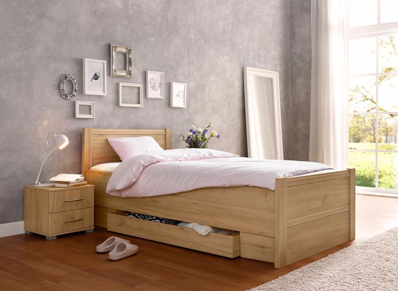 priess Bett "Husum Schlafzimmer Jugendzimmer Rahmenbett" mit Komforthöhe ve günstig online kaufen