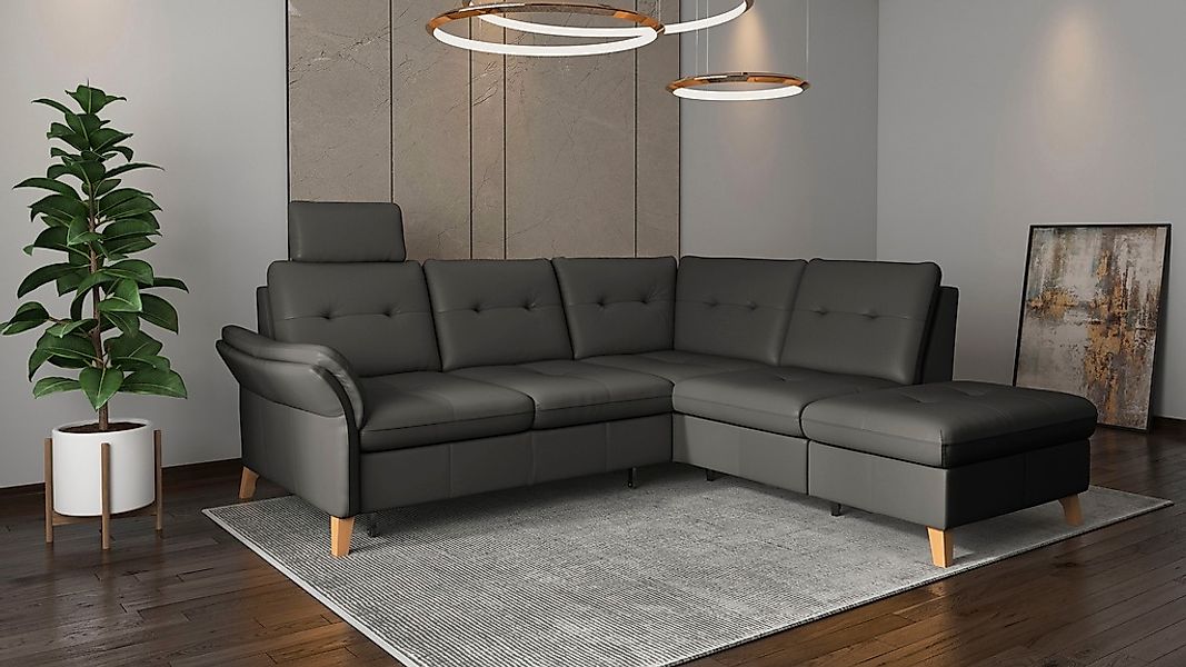 sit&more Ecksofa "Göteborg", inkl. Sitztiefenverstellung, wahlweise mit Bet günstig online kaufen