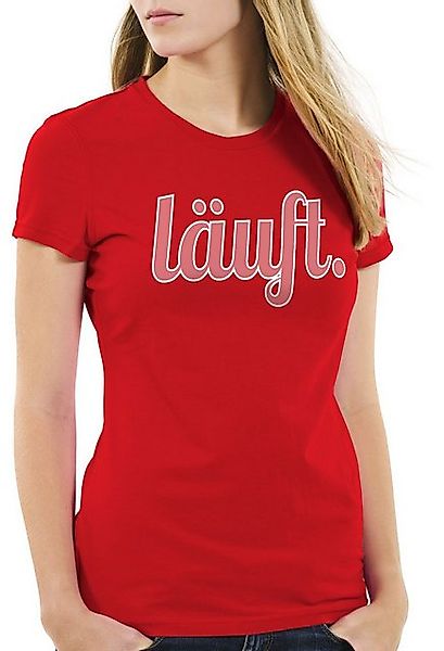 style3 T-Shirt läuft Funshirt Spruchshirt Shirt Fun bei dir meme kult mir t günstig online kaufen