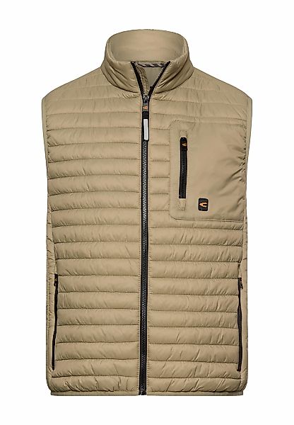 camel active Steppweste mit Stehkragen und Reißverschluss günstig online kaufen