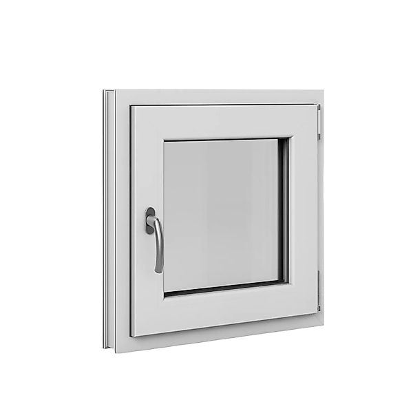 Roro Fenster Basic Kunststoff-Profil Weiß 60 cm x 60 cm DIN R günstig online kaufen