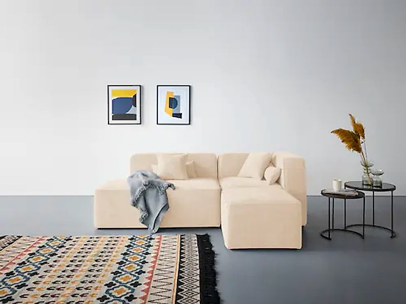 andas Ecksofa "Sundstrup L-Form", Modulserie, individuelle Zusammenstellung günstig online kaufen