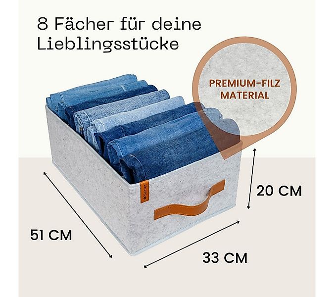 o'secret Organizer Filz Kleiderschrank Organizer für PAX Kleideraufbewahrun günstig online kaufen