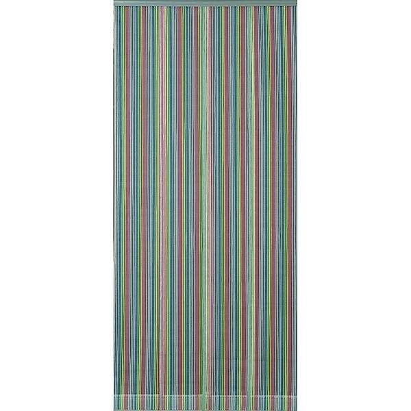 Dekorationsvorhang Insektenschutz  Streifen Anthrazit 90 cm x 200 cm günstig online kaufen