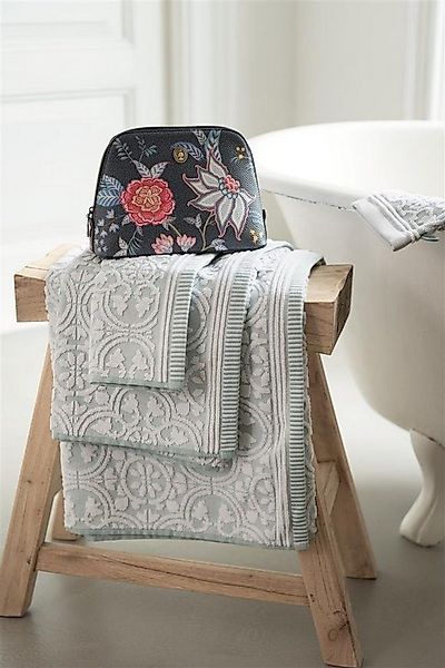PiP Studio Handtuch Tile Pip Light Blue 30X50 Set A 3 Hellblau 100% Cotton, günstig online kaufen
