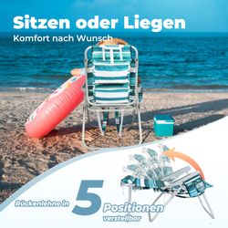 HOMECALL Klappstuhl Strandstuhl Leicht Klappbar Camping, günstig online kaufen