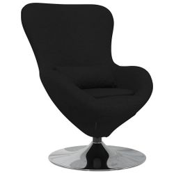 vidaXL Sessel Eiersessel Schwarz 63 x günstig online kaufen
