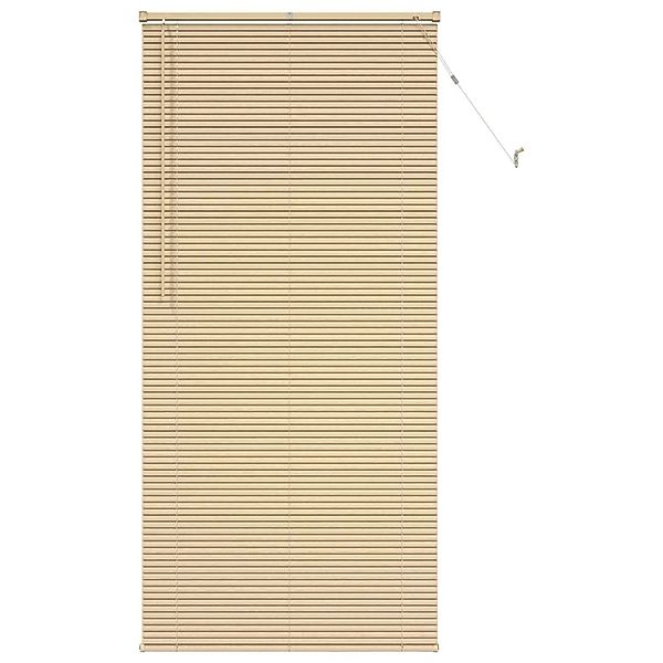 vidaXL Venetianer Jalousie Hellbraun mit Muster 213 x 100 cm PVC 42003777 günstig online kaufen