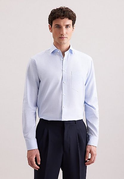 seidensticker Flanellhemd Schwarze Rose Comfort 1/1 Kentkragen Struktur günstig online kaufen