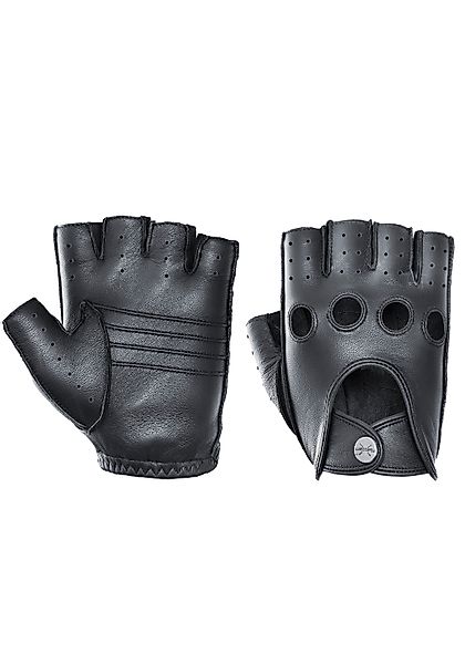 PEARLWOOD Lederhandschuhe, (1 Paar), Halbfingerhandschuhe, intergrierter El günstig online kaufen