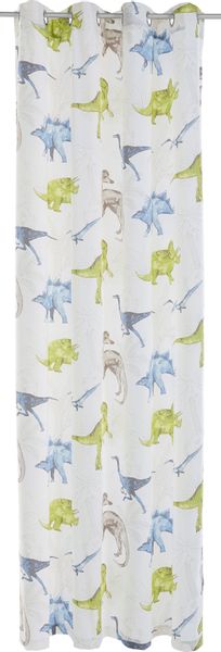 OTTO home Gardine "DINO" Ösen 1 Stk. tlg. Kindergardine, einseitig mit Dino günstig online kaufen