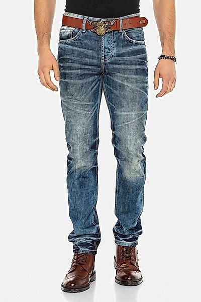 Cipo & Baxx 5-Pocket-Jeans Jeans in Straight-Fit, CD-328 günstig online kaufen
