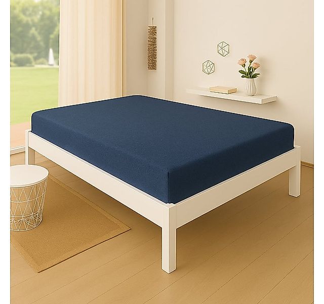 TRAUMSCHLAF Spannbettlaken Biber-Melange, Biber, Gummizug: Rundumgummi, (1 günstig online kaufen