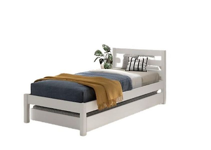 Natur24 Einzelbett Pino Einzelbett mit Bettschublade 97.5 x 211.0 x 84.4 cm günstig online kaufen