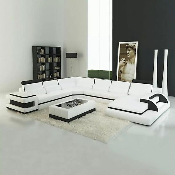 JVmoebel Ecksofa Designer Wohnlandschaft U-Form Couch Ecksofa Polster Garni günstig online kaufen
