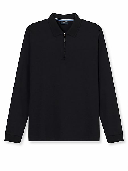 OLYMP Langarm-Poloshirt, unifarben, Polokragen, regular fit, casual günstig online kaufen
