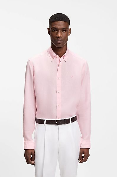 BOSS Leinenhemd "LIAM" 100% Seide Premium mit Button-Down-Kragen, regular f günstig online kaufen