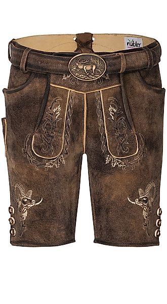 Nübler Trachtenlederhose "Lederhose kurz Mufflon" günstig online kaufen